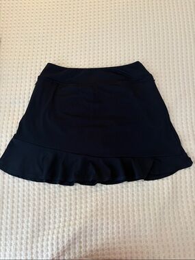 Pinspark Mini Athletic Preppy Skort Ruffle Hem Side Zippers SZ XL